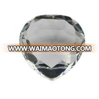 Beautiful Machine Cut Heart Shape Crystal Diamond Paper Weight Wedding Gifts Guest