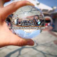 Clear Crystal Ball Personalized Crystal Sphere Globe For Decorative